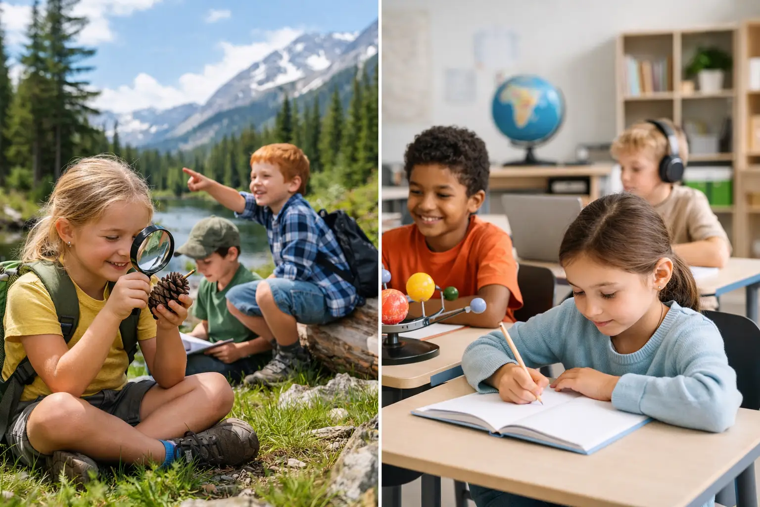 Outdoor Learning vs Indoor Learning